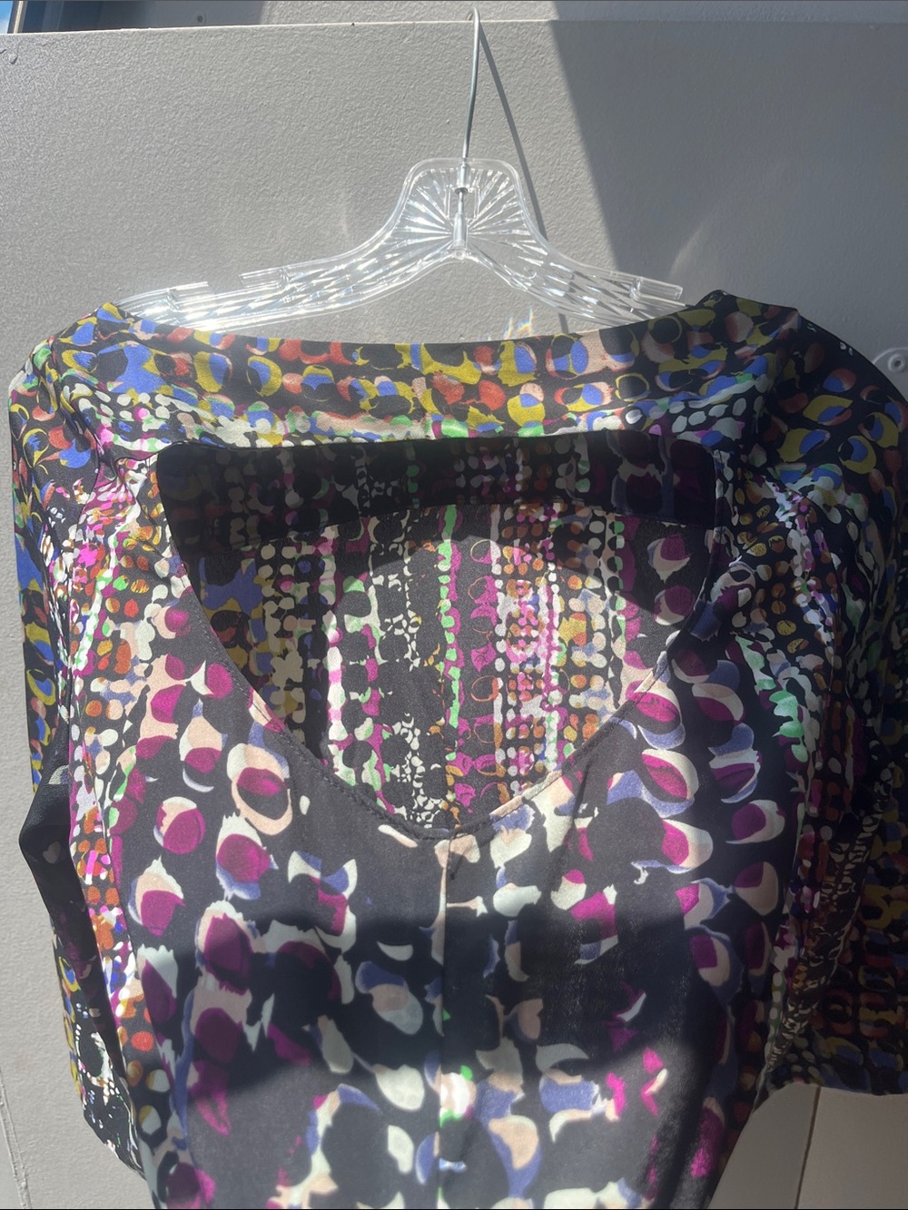 Not Rated Black Multi-Color Patterned Mini Dress - Picture 3 of 3